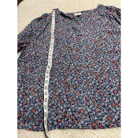 St. John's Bay Women's Size 2x Boat Neck Floral Pullover Top Multicolor - Picture 7 of 7
